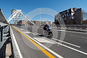 Memorial Bridge Settimia Spizzichino in Rome