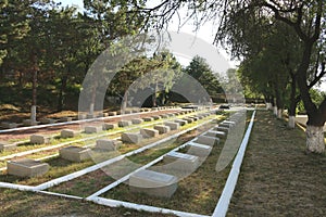 Memorial cemetery in Bakhchisaray