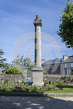 Memorial column to Charles Roland Neel, French Politician photo
