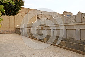The MEMORIAL COMPLEX of BAHAUDDIN NAQSHBANDI 1318-1389, is a center of pilgrimage as it was worshipped not only in Bukhara but photo