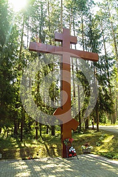 The memorial complex in Katyn in the Smolensk region of Russia. photo
