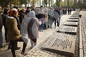 Memorial Concentration Camp Auschwitz Birkenau.
