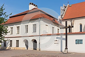 The memorial Cross of Katy in Krakow, Poland.