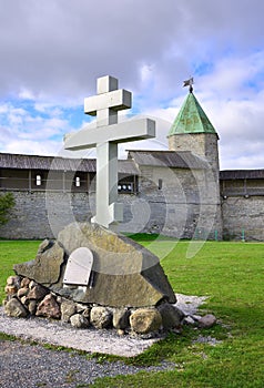 Memorial cross of the Pskov Kremlin