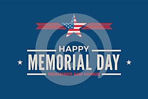 Happy Memorial Day Sign  photo