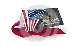 Memorial Day remember and honnor - card