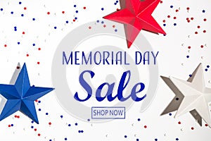 Memorial day sale message photo