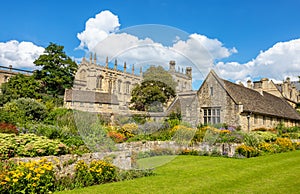 Memorial Garden of Christ Church College. Oxford, England