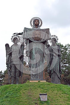 Memorial `Glory boundary. Blessed Mother of God Patroness of Sacred Russia`.