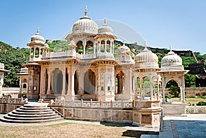 Memorial grounds to Maharaja Sawai Mansingh II, Jaipur, Rajasthan, India. photo