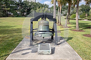 memorial at Lousiana Veterans memorial park to remember the fallen soldiers