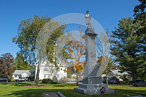 Memorial monument in Merrimack New Hampshire, USA