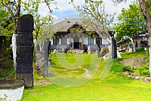 Memorial Museum, in Humulesti village, Neamt County, West Moldova Romania.