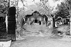 Memorial Museum, in Humulesti village, Neamt County, West Moldova Romania.