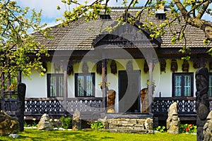 Memorial Museum, in Humulesti village, Neamt County, West Moldova Romania.