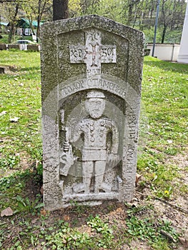 Memorial obelisk dedicated to died soldier in Serbo-Bulgarian war Topciderski park Serbia