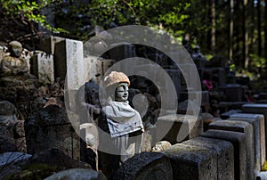 A memorial in Okunoin cemetery, Koyasan