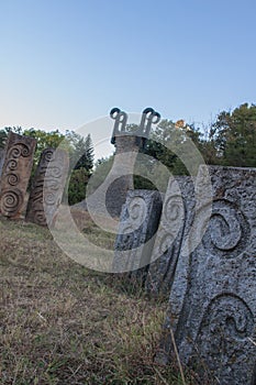 Memorial Park Hisar Monument in Leskovac