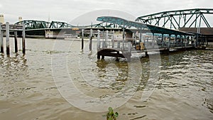 Memorial Phra Phuttha Yodfa Bridge crossover Chao Phraya River