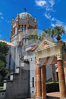 Memorial Presbyterian Church St. Augustine Florida Side View photo