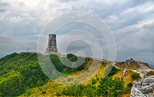 Memorial Shipka view in Bulgaria