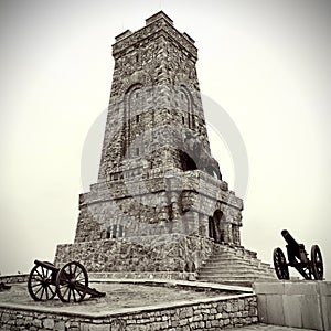 Memorial Shipka view in Bulgaria