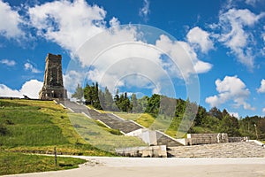 Memorial Shipka view in Bulgaria.