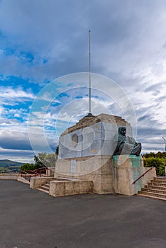 Memorial at Signal hill in Dunedin, New Zealand