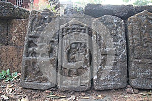 Memorial stone of India Sati Stone