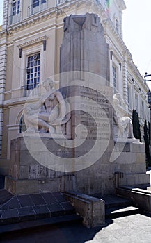 Memorial teachers monument