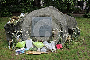 Memorial to Conscientious Objectors in Tavistock Square London