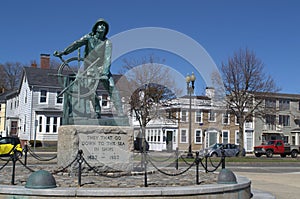 Memorial to fallen fishermen, Gloucester MA