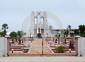 Memorial to Kwame Nkrumah in Accra Ghana