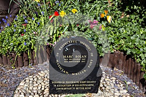 Memorial to Marc Bolan