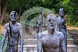 Memorial to the Victims of Communism Prague in Czech Republic.