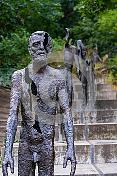 Memorial to the Victims of Communism Prague in Czech Republic.