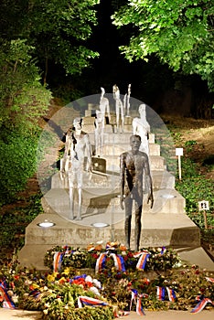 Memorial to the victims of Communism in Prague, Czech Republic