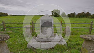 Memorial Tombstone, Scottish Highlands, Scotland