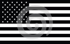 Pomník spojené štáty americké vlajka. čiernobiely spojené štáty americké vlajka dizajn. čiernobiely zjednotený štáty vlajka. čiernobiely americký vlajka vojenský 