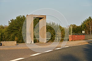 Memorial for the victims of the fatal railroad accident with the ICE 884