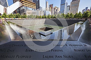 Memorial at World Trade Center Ground Zero