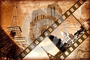 Memories about Paris - vintage style