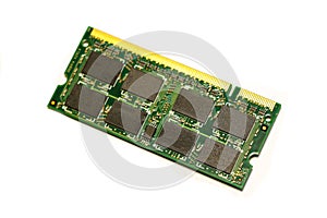 Memory card on a white background, isolate