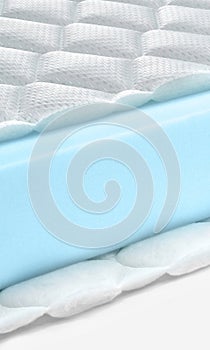 Memory foam - latex mattress cross section - hi quality photo