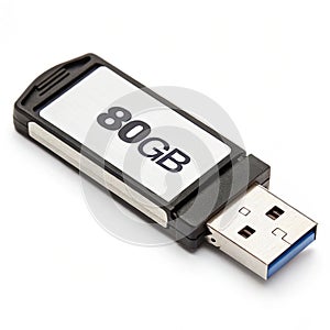 Memory stick isolated on transparent background