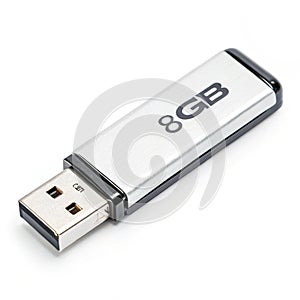 Memory stick isolated on transparent background