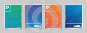 Creative covers design. Geometrical style fluid colors backgrounds. Trendy design. Eps10 vector
