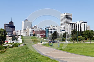 Memphis Park Downtown Skyline