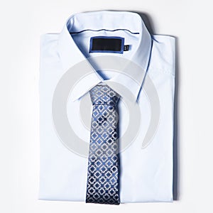 Men's clothing is on white background
