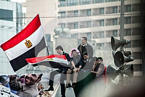 Men in the Arab revolution